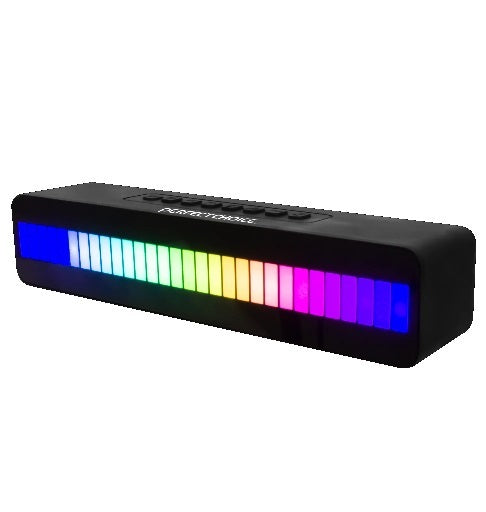 Bocina Portátil Inalámbrica PERFECT CHOICE SHINE BEAT RGB - Negro Bocina Portátil Inalámbrica PERFECT CHOICE SHINE BEAT RGB - Negro